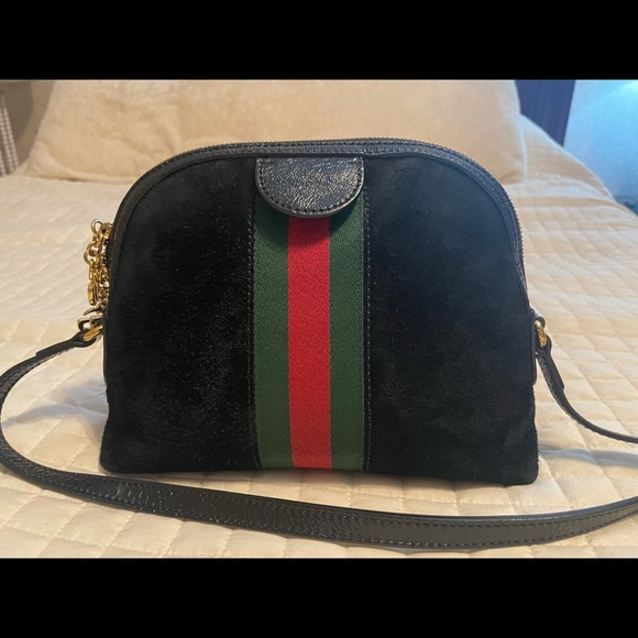 Gucci suede cross bag - Picture 7 of 14